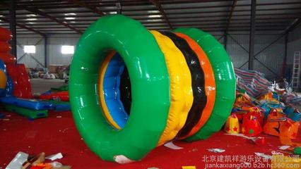 廠家批發直銷趣味游樂器材動感五環 戶外充氣動感五環運動器材圖片_高清圖_細節圖-北京建凱祥游樂設備 -